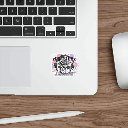 xPRESLEYx - "Pressed Rose Crest Peel" - Cut Stickers