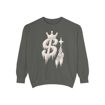 xPRESLAYx - White Frozen Logo - Adult Crewneck