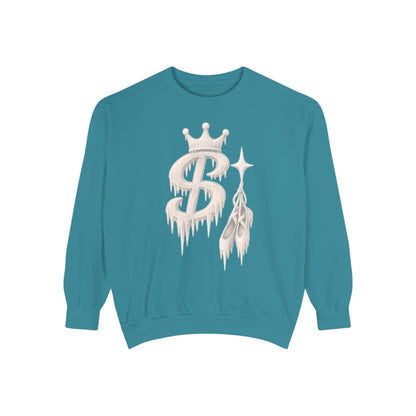 xPRESLAYx - White Frozen Logo - Adult Crewneck