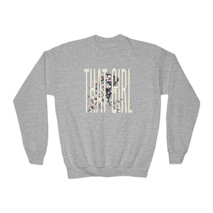 xPRESLEYx - "That Girl" - Youth Crewneck