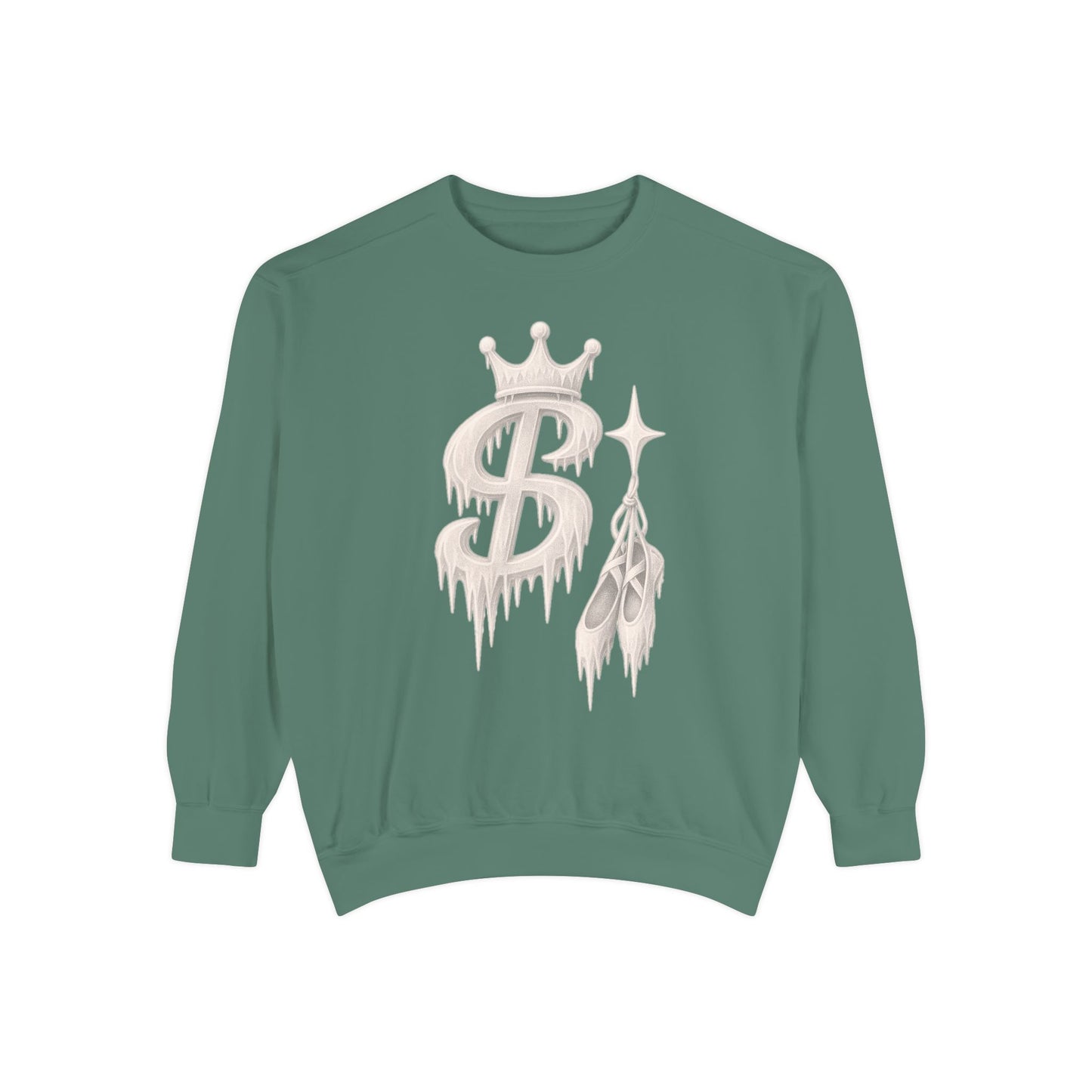 xPRESLAYx - White Frozen Logo - Adult Crewneck