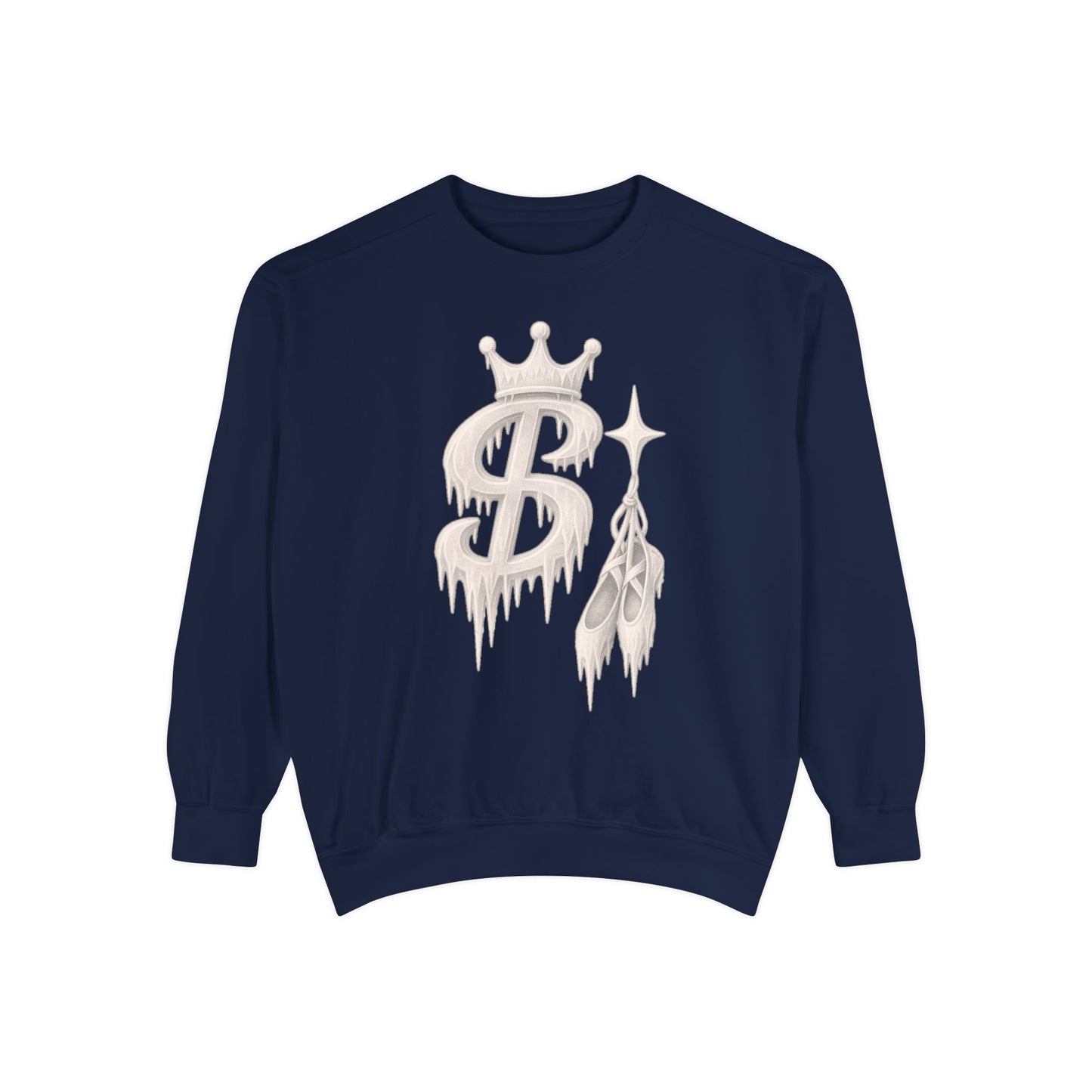 xPRESLAYx - White Frozen Logo - Adult Crewneck