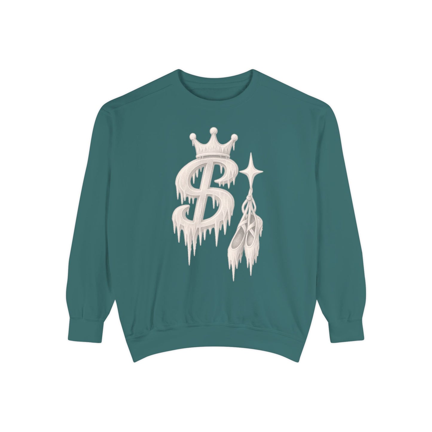 xPRESLAYx - White Frozen Logo - Adult Crewneck