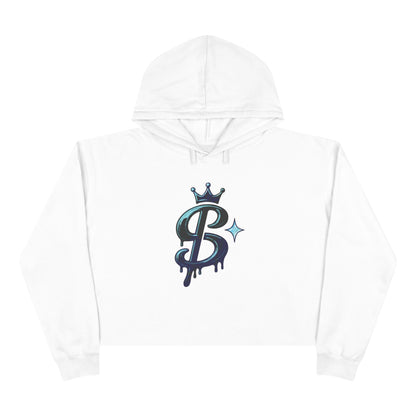 xPRESLAYx - Blue Logo - Women’s Cropped Hoodie