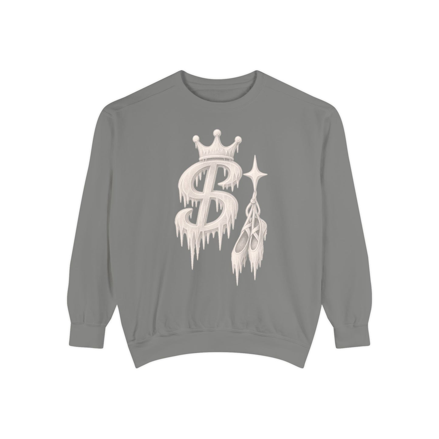 xPRESLAYx - White Frozen Logo - Adult Crewneck