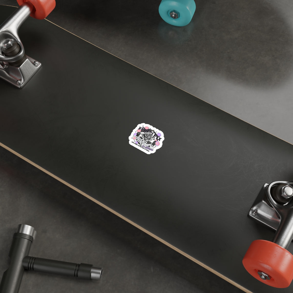 xPRESLEYx - "Pressed Rose Crest Peel" - Cut Stickers