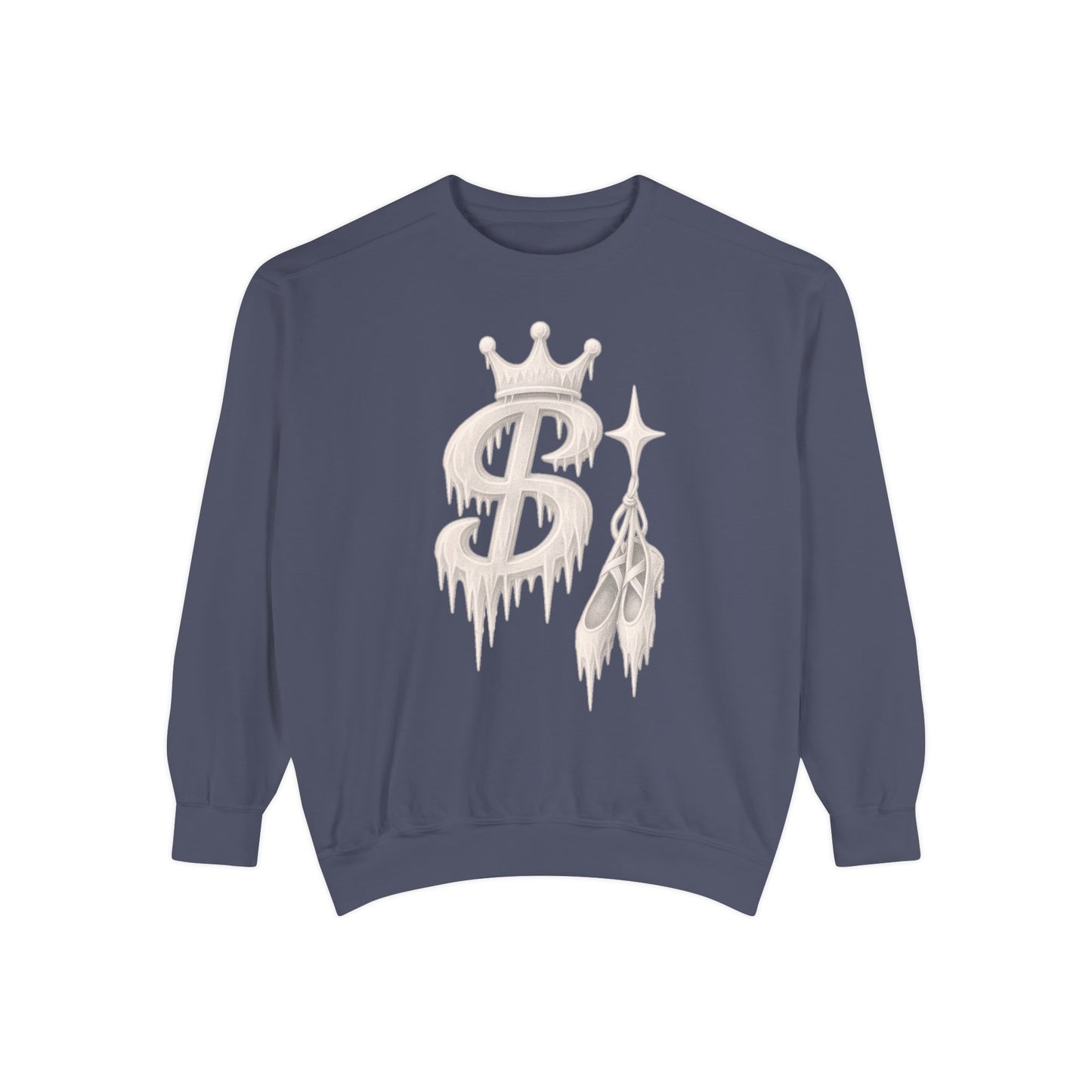 xPRESLAYx - White Frozen Logo - Adult Crewneck