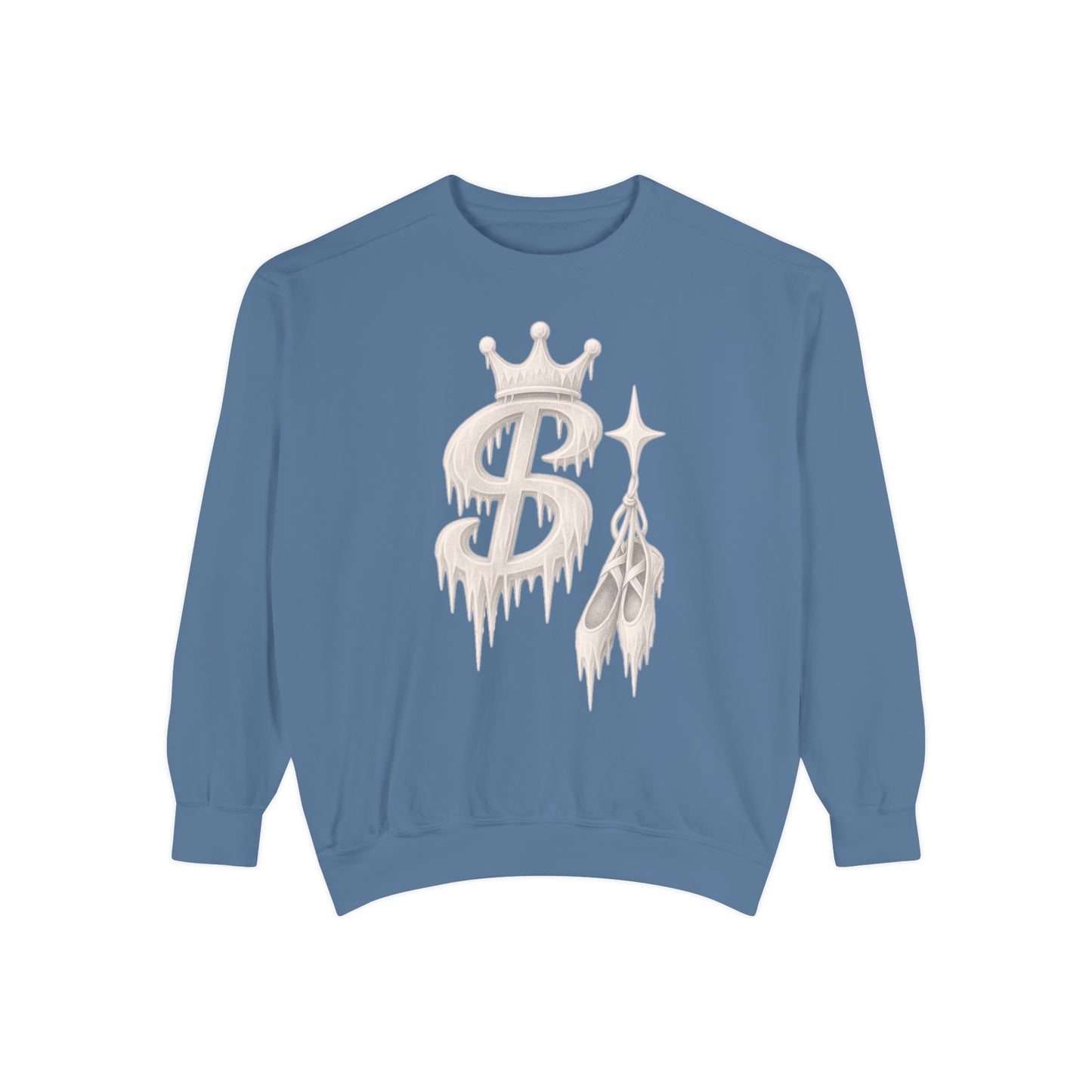 xPRESLAYx - White Frozen Logo - Adult Crewneck