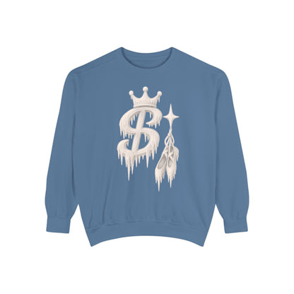 xPRESLAYx - White Frozen Logo - Adult Crewneck