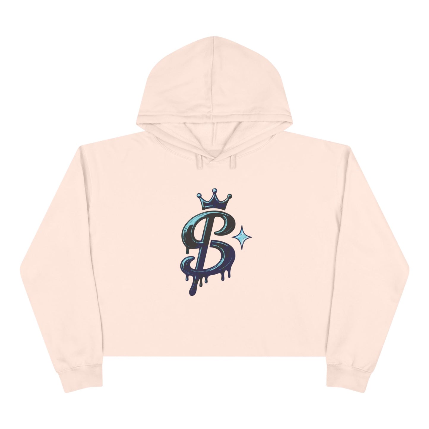 xPRESLAYx - Blue Logo - Women’s Cropped Hoodie