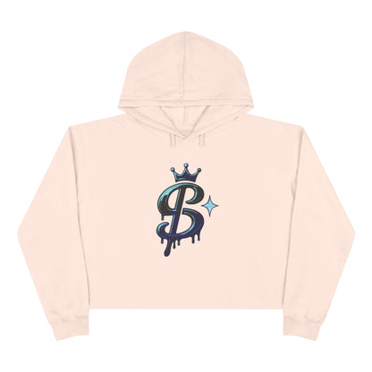 xPRESLAYx - Blue Logo - Women’s Cropped Hoodie