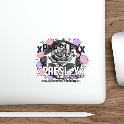 xPRESLEYx - "Pressed Rose Crest Peel" - Cut Stickers