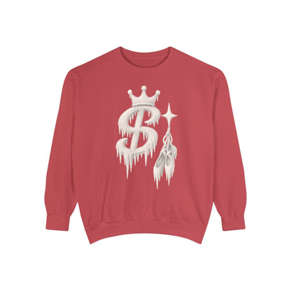 xPRESLAYx - White Frozen Logo - Adult Crewneck